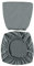 VOSAREA Office Chair Covers Stretch Computer Desk Chair Slipcovers Protector Removable Washable Chair Seat Cushion Protectors (Deep Grey)