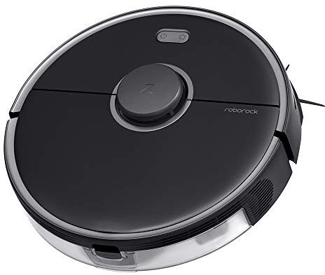 Roborock S5 Max Saug- und Wischroboter (Saugleistung 2000Pa, 180min Akkulaufzeit, 460ml Staubbehälter, 290ml Wassertank, 69db Lautstärke, Adaptiver Routenalgorithmus, App- und Sprachsteuerung) Schwarz
