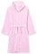 Playshoes Unisex Kinder Fleece-Bademantel Morgenmantel, rosa, 158/164