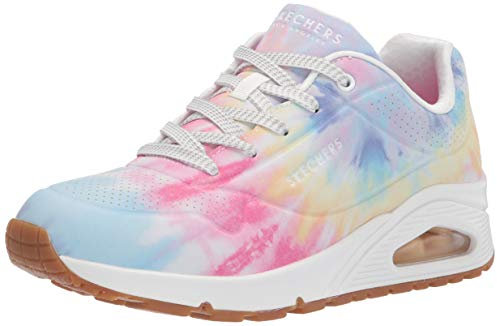Skechers Damen Skecher Street Women's UNO-Hyped Hippie Sneaker, White Mulit, 41 EU