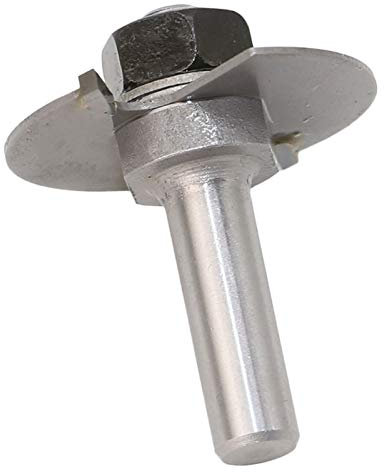 Lcuihong-shank 1Pcs Slotted Ball Woodworking Tool Router Bits For Wood, 8 * 2mm Shank T Type With Bearings Milling Cutter, Smooth Sharp (Cutting Edge Length : 1)