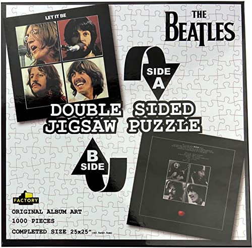 The Beatles - Let It Be Double Sided Album Art Jigsaw Puzzle