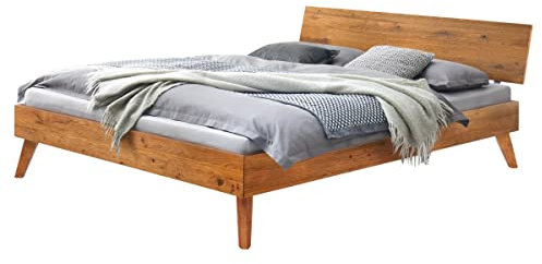 Hasena Trento Bett Ancona 25 Wildeiche massiv 200x200