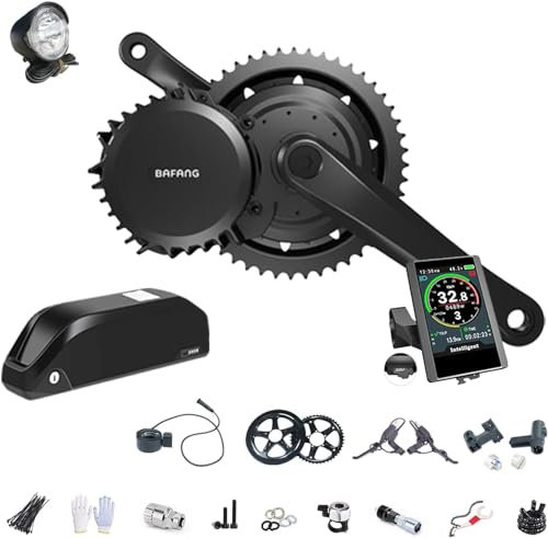 Bafang BBS03B BBSHD 48V 1000W Motor Kit Elektrofahrrad Umbausatz Fahrradmotor Elektromotor für Fahrrad, optionaler Akku 52V 16/20 Ah, Tretlager: 68mm-42T Batterie: 52V 20Ah