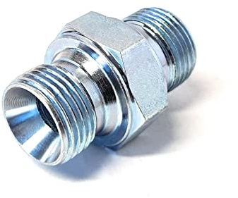 Adaptador hidráulico macho/macho 1/8 BSP a 1 BSP (((3) 3/8 BSP a 3/8 BSP)