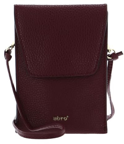 Abro Leder Handytasche Leather Adria Mobile Phone Bag Camilla Bordeaux weinrot