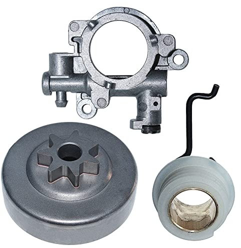 Gubeter Pompa dell'olio con Kit di Ingranaggi a Vite Senza fine, per motoseghe per Stihl Ms290 Ms390 Ms310 Ms311 Ms391 Ms390 029 039, 1127 640 3204 1127 640 3200