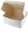 Culpitt Bakery Box, 6 x 6, White Folding Box For Cake, Cookies, Sandwiches, Cake Slices, Pastries, Take Aways, And Soaps, Gift Boxes - 10 Pack