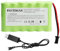 Fayerkar 7.2 V NI-MH Battery Pack, 2400 mAh Rechargeable AA RC Car Battery, 7.2 V Battery with Charging Cable, SM Plug for Remote Controlled Trucks, Lighting, Power Tools
