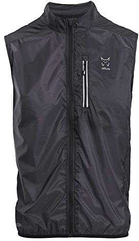 ALTUS Biwa Chaleco cortavientos | Repelente al agua | Transpirable | Chaleco de montaña (FR/ES, Letras, XL, Regular, Regular, Multicolor)