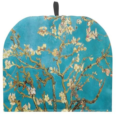 TOADDMOS Van Gogh Apricot Blossom Tea Cozy Teapot Dust Cover for Kitchen Home Decorative Kettle Cover Teapot Cozy Protectors