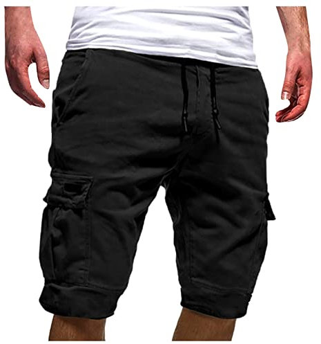 Bermudas Herren Sommer Übergrößen Herren Arbeitshose Kurz Dreiviertel Hose Herren Sommer Cord Shorts Arbeitslatzhose Herren Kurze Hose Herren Cargo Shorts Kurz Sommer Bermuda Hose Herrenshorts