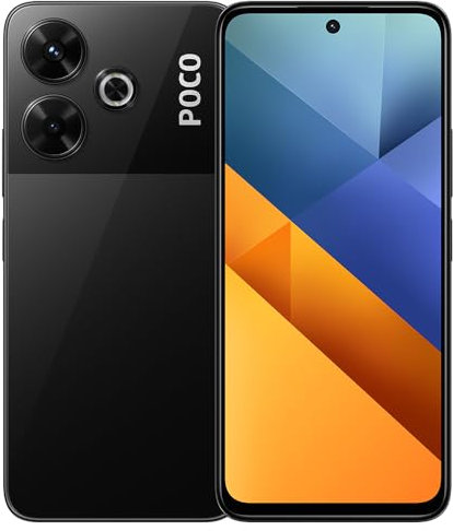 Xiaomi Poco M6 Handy 90Hz 6.69 AMOLED Display, 8+256GB Smartphone mit Helio G91-Ultra Prozessor und 108MP AI Triple Kamera 5030mAh Akku 33W Turbo Charging