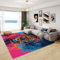 Leopard Deko - Teppich Wohnzimmer Schlafzimmer Panther Gepard, Großer Teppich Wildtiere Abstrakt, Weich Kurzflor & Waschbar & rutschfest Wohnzimmerteppich, Kinderteppich, Bettvorleger 160x230 cm