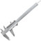Messschieber Digital Schieblehre, 150mm Klassischer Schieblehre, Edelstahl, Professioneller caliper für Außen, Innen, Tiefen und Schrittmessung, für Präzise Messung,Silber