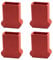 4pcs Ladder Feet Cover, Non Slip Ladder Feet Rubber Pad, Rubber Replacement Step Ladder Feet, Ladder Feet Foot Mat Cushion, Extension Ladder Replacement Part (C)