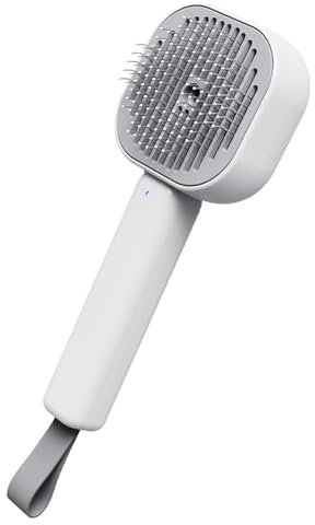 Dampfbürste für Katzen – Hundehaarbürste | wiederaufladbare Katzenhaarbürste, Katzenhaarbürste, Haustier-Dampfbürste, Katzenhaarentferner für Haare