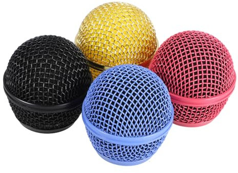 JOINPAYA Rüsten Sie Ihr Mikrofon Mit 4 Metallgittern Auf – Mesh-mikrofonzubehör