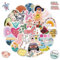 100 Stück Sticker Mädchen Set,Wasserdicht Vinyl Stickers Vinyl Sticker set,Asthetische Aufkleber, Schöne Aufkleber,Für Sticker Laptop,Sammelalbum,Gitarre,Tasse,Wasserflasche,Mobiltelefon usw