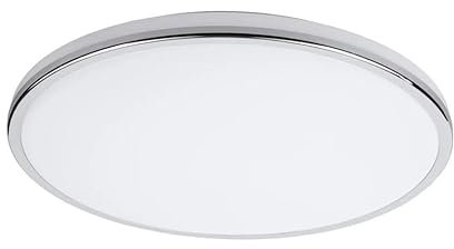 Livarno Home LED Wand- und Deckenleuchte Chromring Ø 32,2cm