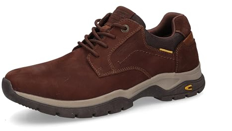 camel active Herren Sneaker aus Leder-Textil-Mix
