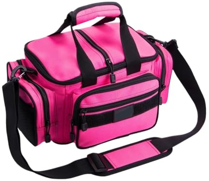 OXOLAMRIN Angel-Tasche, Angeltasche aus 600D Oxford-Gewebe, Mehrfarbig(Pink)