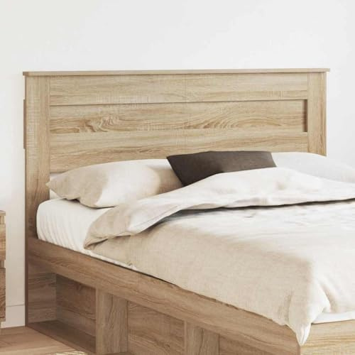 Générique Tête de lit Chêne Sonoma 140 cm Bois d'ingénierie,Meubles,Lits & Accessoires,Têtes et Pieds de lit,Marron,11.06 KG,888111