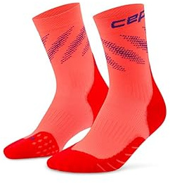 CEP RUN EDT ELLIPTIC MID CUT LAUFSOCKEN DAMEN – Atmungsaktive Kompressionssocken Damen für Training & Lauf – Leistungsstarke leichte Laufsocken