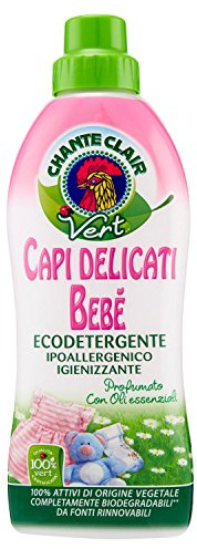 Chanteclair Capi delicados bebé ecodetergente – 4 unidades de 750 ml [3 L]