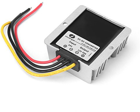 Walfront DC Converter 24V a 12V 20A 240W Step-Down Convertidor Transformador Regulador Fuente de Alimentación Impermeable IP68 para Vehículos, Camión