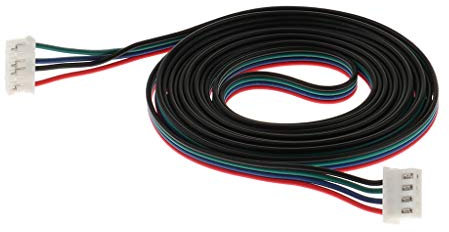 perfk 3D XH2.54 Schrittmotorkabel, 6-poliger Stecker Schrittmotorkabel, verlängerter Stromanschluss Kabel Drähte für 3D-Drucker Stepper, 2M