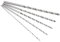 5 Pcs Extra Langes Holzbohrer Bohrer Set Hochgeschwindigkeitsstahlbohrer Satz Stellte Gerade Schaft Spiralbohrer Werkzeug 2 Bis 5Mm