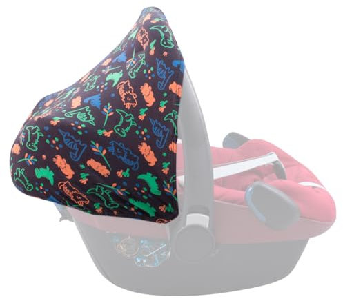 JYOKO KIDS Verdeck kompatibel mit Maxi Cosi Bebe Confort Pebble (Happy Dino)