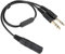 Tangxi Hubschrauber-Headset auf GA-Adapter, 250 Zoll (PJ-055) Festflügel-Headset/Helmadapter für die allgemeine Luftfahrt Geeignet für David Clark, Avcomm, ASA, Faro