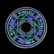 RK-HYTQWR Ultra-Thin 10W Qi Wireless Charging Pad Fast Charger For Max/X/Xs/ /8/8 Plus,Magic Array Wireless Charger,Blue