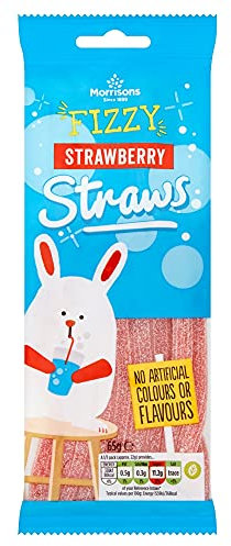 Morrisons Strawberry Straws 65 g x 32