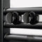 Black Extra Hanger For Heated Towel Rail Radiator - Bath Robe Hook Clip Black Holder Peg - Comes As A Pair