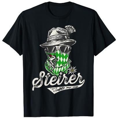 Steirer Bua & Madl Lässiges Trachtenshirt Herren Steiermark T-Shirt