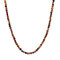 BERGERLIN Tigerauge Halskette braun - braune Kette - Gold - XS-S