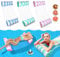 Weeupolfun Letto Galleggiante Gonfiabile,3 Pezzi Amaca Gonfiabile Galleggiante,4-in-1 Amaca dell'Acqua,Applica a Piscina,Spiaggia e Vasca Idromassaggio per Interni Esterni