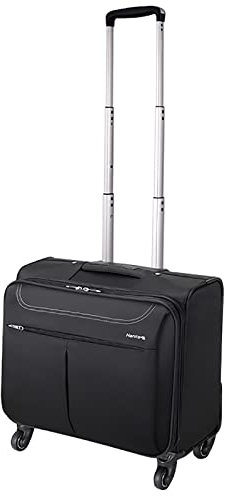 GOTYKE Laptoptasche mit Rollen, Business-Laptop-Aktentasche, gepolstertes Laptopfach mit passender Laptoptasche in Pilotenkoffer (Größe: 41 x 22 x 36,5 cm)