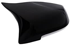 Außenspiegelkappe Auto Rück Carbon Look Schwarz Für BMW 5 6 7 Serie F10 F11 F18 F07 F12 F13 F06 F01 F02 Für LCI Seite Spiegel Abdeckung Kappen Seitenspiegel Abdeckkappen (Farbe : 1pc black Left side