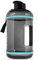 Summerlee Jumbo Flip Straw Water Bottle – Extra Large 2.2L BPA Free Easy Drinks Holder with Non Spill Screw Top Strap and Moulded Easy Grip Carry Handle for Hiking Camping Sport Travel Gym Work (Blue)