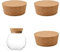 INCREWAY Lot de 3 bouchons coniques en liège pour bouteille de vin en verre, 88 x 77 x 35 mm INC-YF40-891-EU8