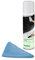 Hama Nettoyant d'écran en mousse et chiffon de nettoyage, 400 ml, pour TV, téléphone portable, tablette, moniteur, LED, OLED, plastique, verre, métal, élimine les traces de doigts, la poussière, la