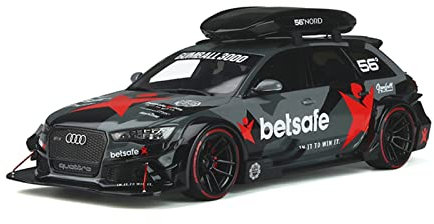 Motorfahrzeuge Replika Auto Boutique 1:18 Für Audi RS6 C7 Crock GT Spirit Maßgeschneiderte Diecast Car Model Adult Collection Originalgetreue Nachbildung (Color : Red)