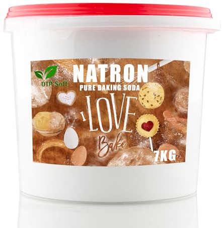 Natriumhydrogencarbonat Baking Soda Natriumsalz| Natron E500 in Eimer TOP (7kg)