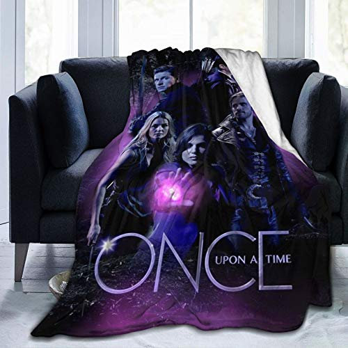 Once Upon A Time Flanell-Überwurf, Luxuriöse Ultraweiche Mikrofleece-Decke für Bett, Couch und Sofa