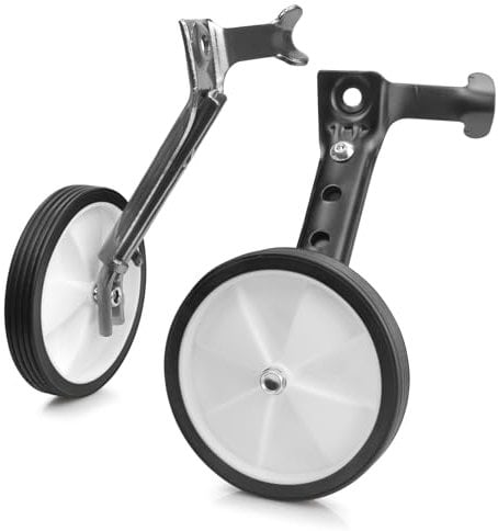 Spesh Fahrradhilfsräder Verstärken Kinderfahrrad Stützräder Passend für Räder von 16 bis 22 Zoll Hilfsräder für Kinder/Erwachsene(Schwarz)