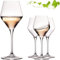 IMPERIAL Weißweingläser 370ml Serie 'Rom' Set 4-Teilig Rieslinggläser aus Crystalline Glas Weinglas Spülmaschinenfest
